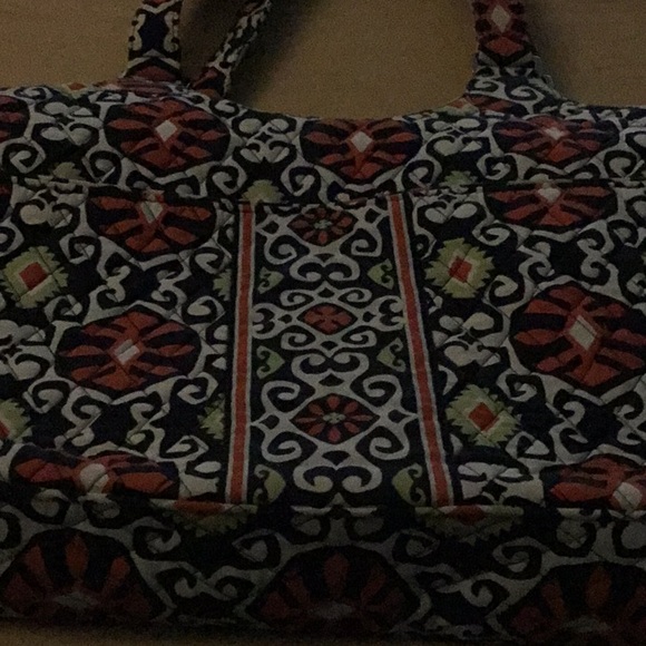 Vera Bradley Sun Valley patterned computer bag. - Picture 2 of 4